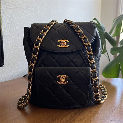 chanel sherpa backpack|Chanel backpacks.